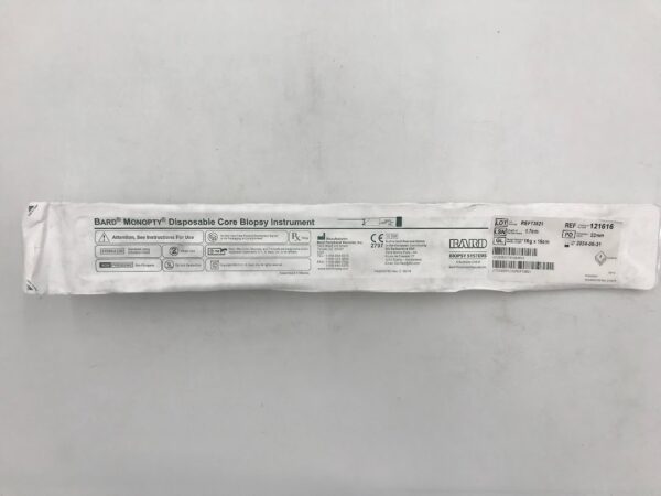 BARD 121616 Monopty Core Biopsy Instrument 1.7cm, 16G x 16cm (X)