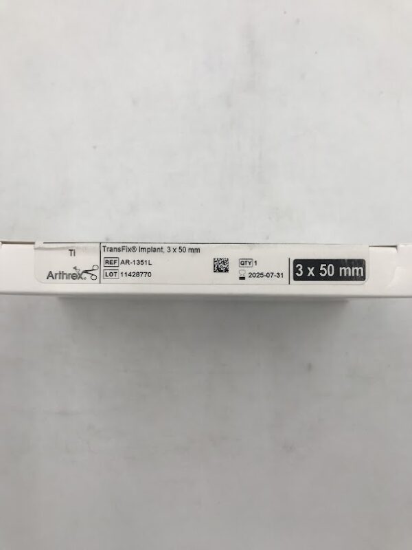 ARTHREX AR-1351L TransFix Implant 3 x 50mm
