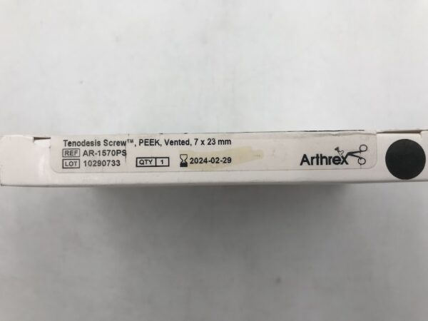 ARTHREX AR-1570PS Tenodesis Screw Peek Vented 7 x 23mm (X)