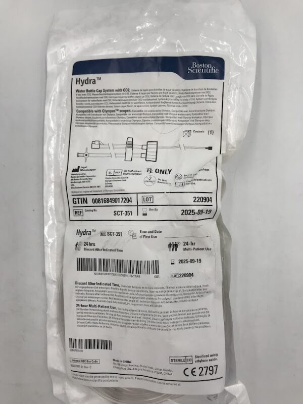 BOSTON SCIENTIFIC SCT-351 Hydra Water Bottle Cap System w/ CO2