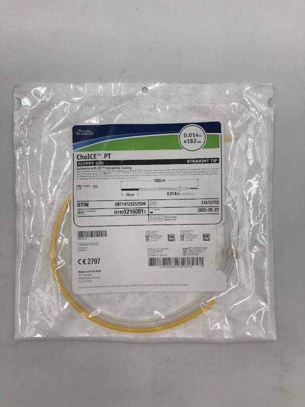 BOSTON SCIENTIFIC 1216001 ChoICE PT Floppy (LS) Straight Tip 0.014in x 182cm