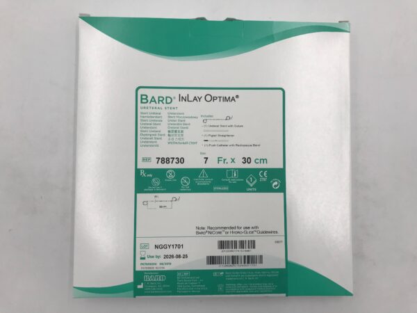 BARD 788730 InLay Optima Ureteral Stent 7F x 30cm