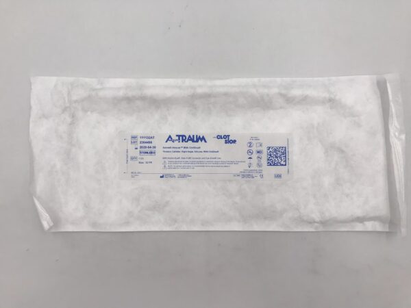 AXIOM 111132AT Atraum Thoracic Catheter Right Angle Silicone w/ClotStop 32Fr