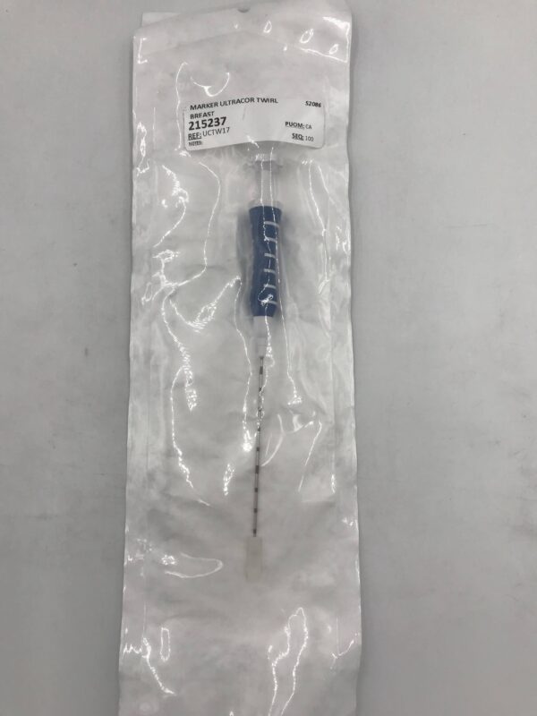 BARD UCTW17 Ultra Cor Twirl Breast Tissue Marker w/ Nitinol Ring 17G x 10cm