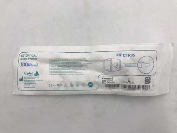 APPLIED MEDICAL CTR05 Kii Optical Access System Optical Separator w/Z-Thread Sleeve 5 x 55mm (X)