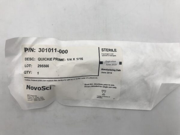 NOVOSCI 301011-000 Quickie Prime 1/4 x 1/16 (X)