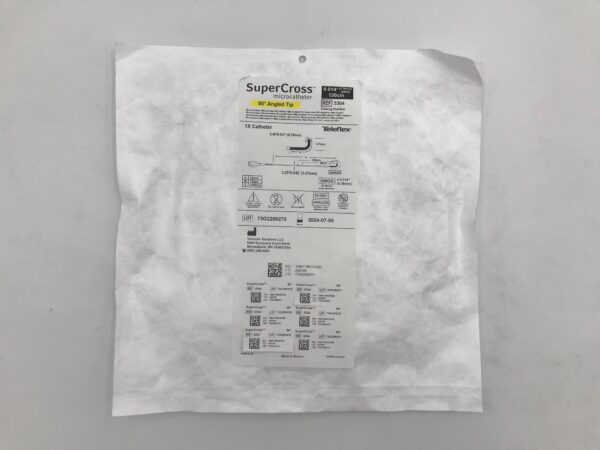 VASCULAR SOLUTIONS 5304 SuperCross Microcatheter Angled Tip 90Deg, 3.2F x 130cm(X)