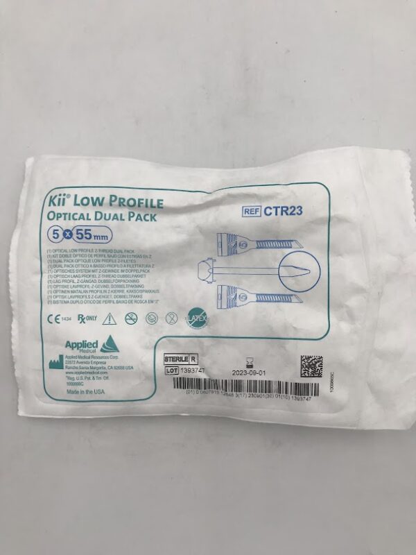 APPLIED MEDICAL CTR23 Kii Low Profile Optical Dual Pack 5 x 55mm (X)