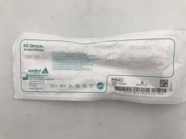 APPLIED MEDICAL CTR73 Kii Optical Access System 12 x 100mm (X)