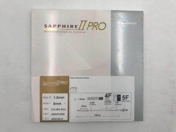OrbusNeich 210-083-5UU Sapphire II PRO Balloon Dilatation Catheter 4F-5F x 140cm (X)