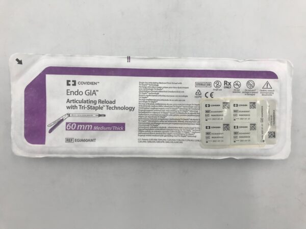 COVIDIEN EGIA60AMT Endo GIA Articulating Reload w/ Tri-Staple Technology Medium / Thick 60mm (X)