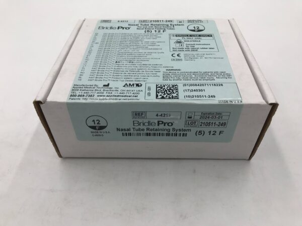 AMT 4-4212 Bridle Pro Nasal Tube Retaining System 12F (5/Box)(X)