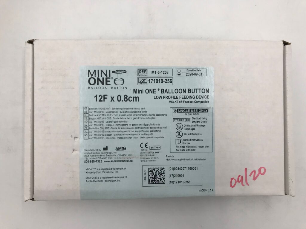 Amt Mini Pc Button AMT M1-5-1208 Mini One Balloon Button Low Profile Feeding Device 12F x ...