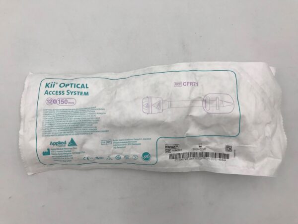 APPLIED MEDICAL CFR71 Kii Optical Separator Obturator w/ Advanced Fixation Sleeve Access System 12x150mm