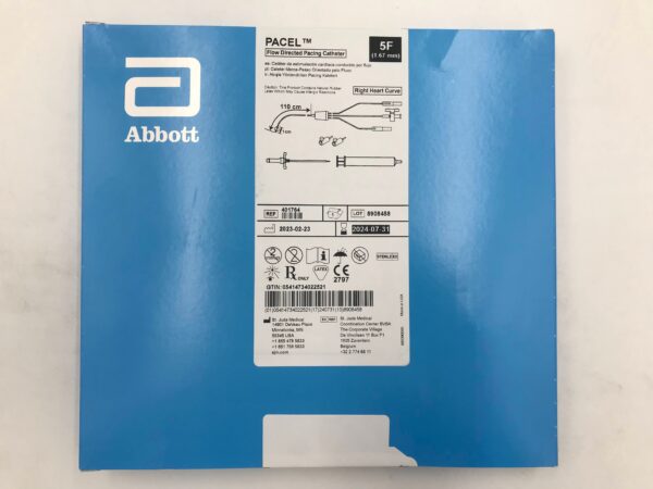 ABBOTT 401764 PACEL Flow Directed Pacing Catheter, Right Heart Curve 5F x 110cm (X)