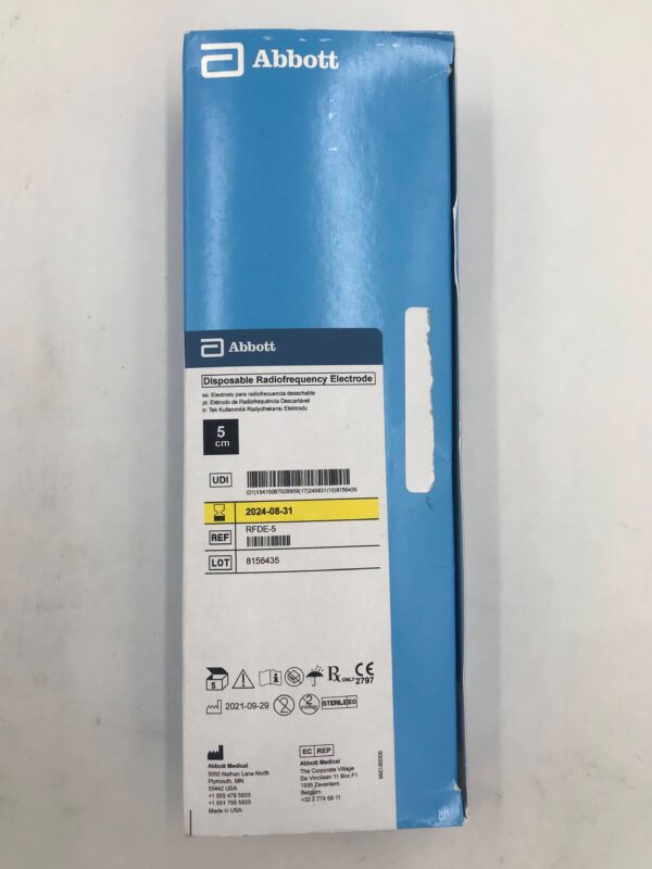ABBOTT RFDE-5 Disposable Radiofrequency Electrode 5cm (5/Box)(X)
