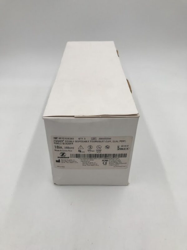 ZIMMER 60707000300 Disposable Tourniquet Cuff Dual Port Single Bladder 18in (5/Box) (X)