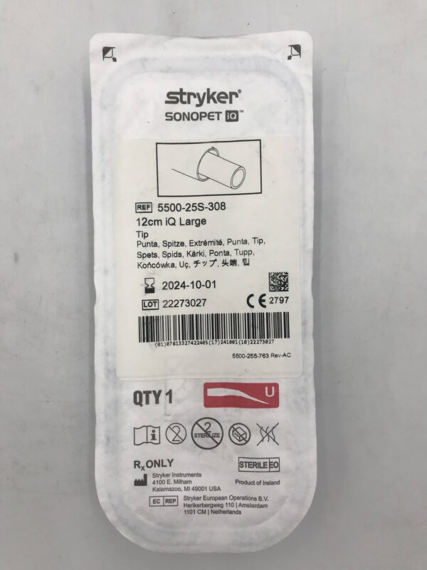 STRYKER 5500-25S-308 Sonopet iQ Large Tip 12cm (X)