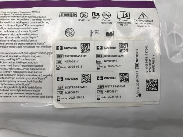 COVIDIEN SIGTRSB45AMT Tri-Staple 2.0 Reinforced Intelligent Reload Medium / Thick 45mm