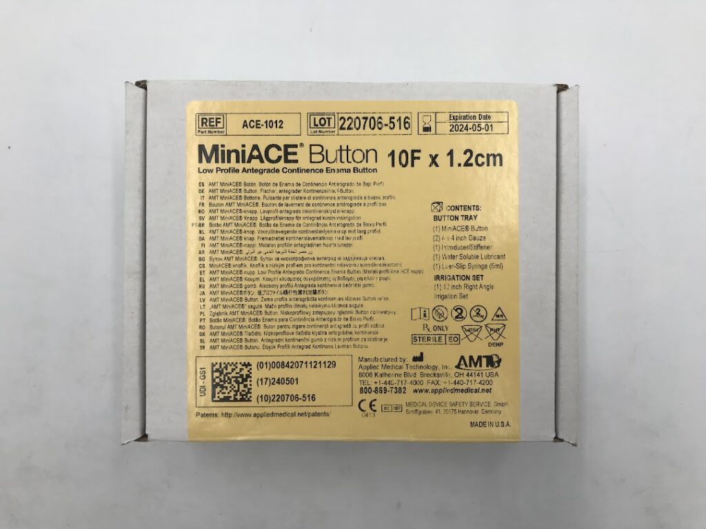 Applied Button APPLIED MEDICAL ACE-1012 MiniACE Button 10F x 1.2cm Low Profile ...