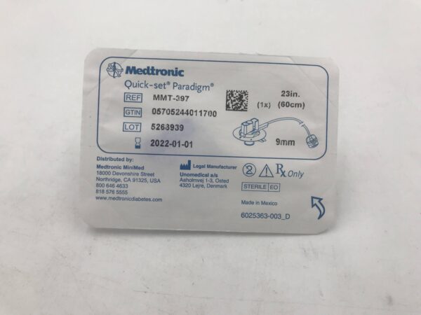 MEDTRONIC MMT-397 Quick-Set Paradigm 23in x 9mm (X)