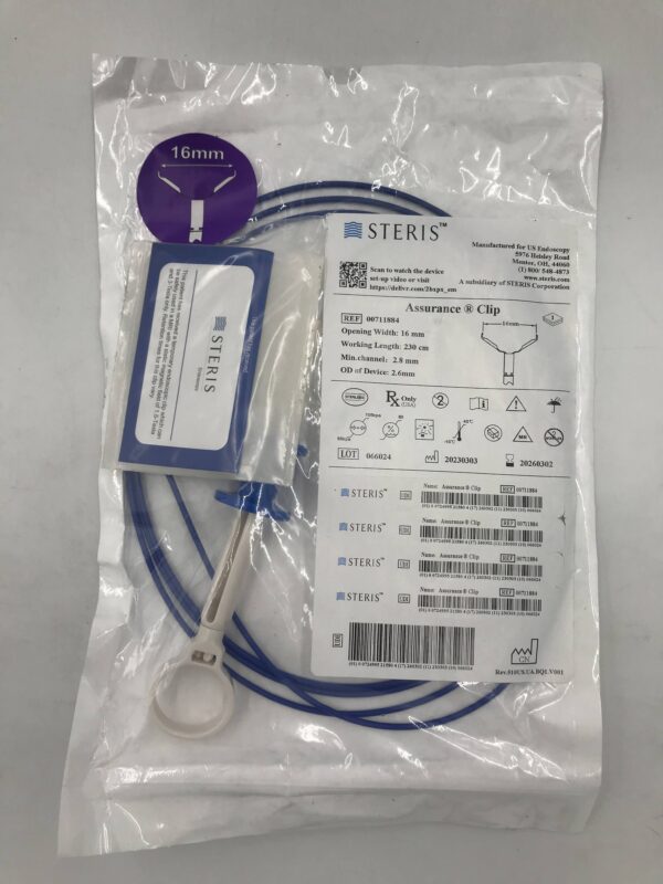 STERIS 00711884 Assurance Clip 230cm x 16mm