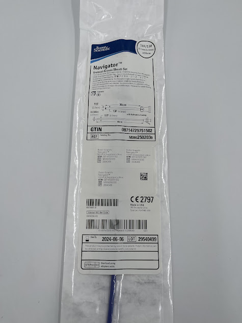 BOSTON SCIENTIFIC 250203 Navigator Ureteral Access Sheath Set 11F/13F x 36cm (X)