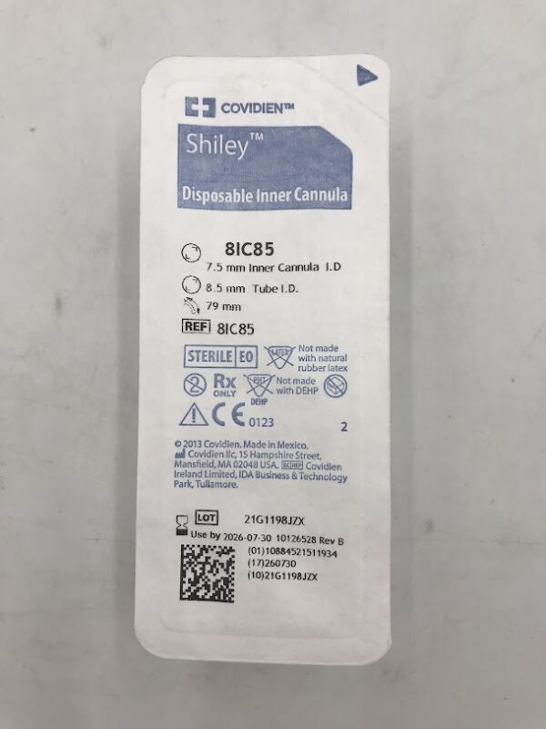 COVIDIEN 8IC85 Shiley Disposable Inner Cannula 79mm x 8.5mm x 7.5mm