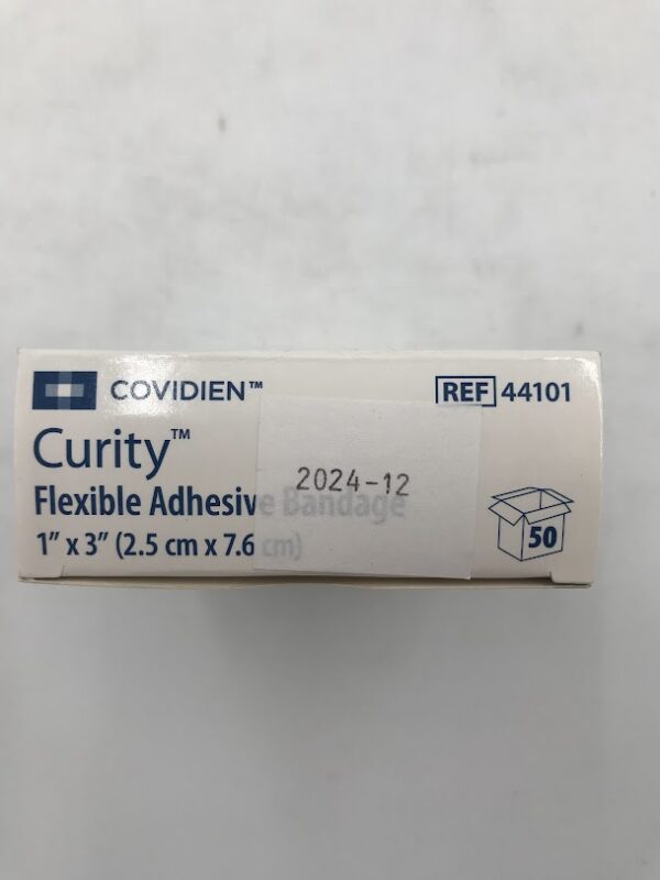 COVIDIEN 44101 Curity Flexible Adhesive Bandage 1" x 3" (50/Box) (X)
