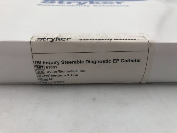 ST JUDE 81531 IBI Inquiry Steerable Diagnostic EP Catheter, Medium Curve 3.2cm x 4F (REPORCESSED)(X)
