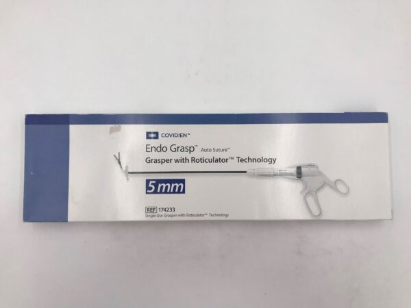 COVIDIEN 174233 Endo Grasp Auto Suture Grasper w/ Roticulator Technology 5mm (X)
