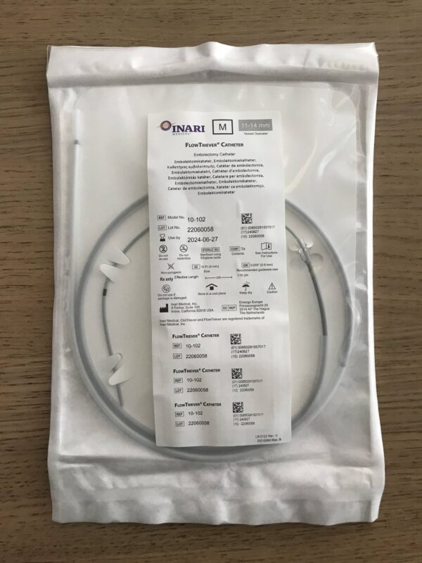 INARI MEDICAL 10-102 FlowTriever Embolectomy Catheter M,  Retrieval/Aspiration System 12F x 11-14mm (X)