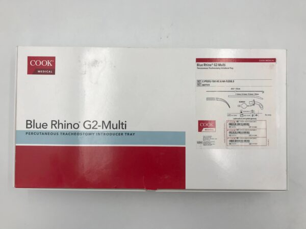 COOK G57721 Blue Rhino G-2 Multi Percutaneous Tracheostomy Introducer Tray (X)