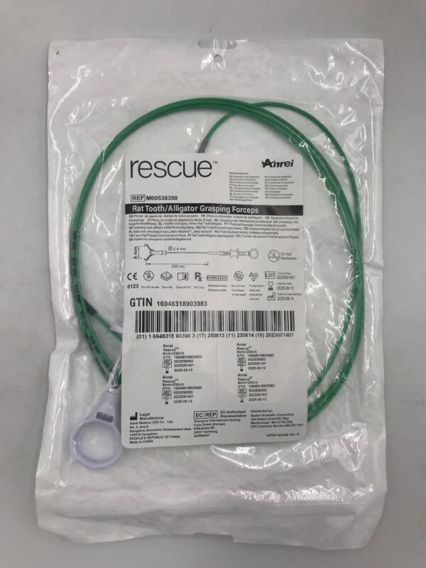 ANREI M00538350 Rescue RatTooth / Alligator Grasping Forceps Retrieval Device 230cm