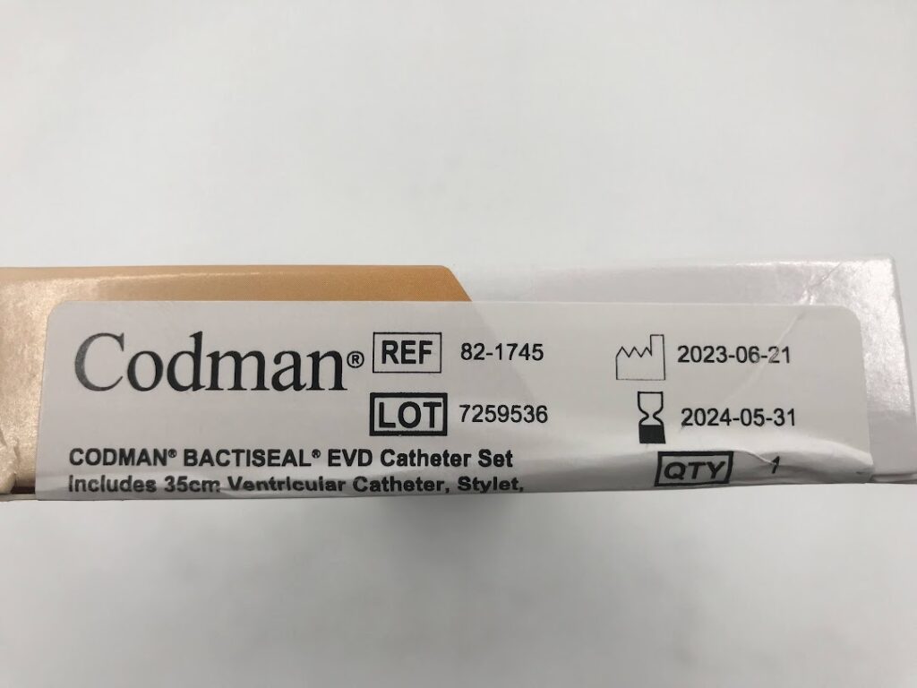 CODMAN 82-1745 Bactiseal EVD Catheter Set 35mm (X) - GB TECH USA
