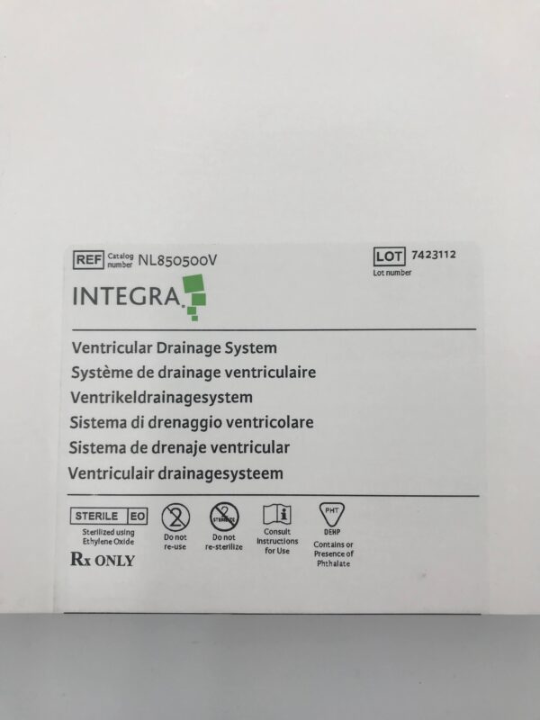 INTEGRA NL850500V Ventricular Drainage System