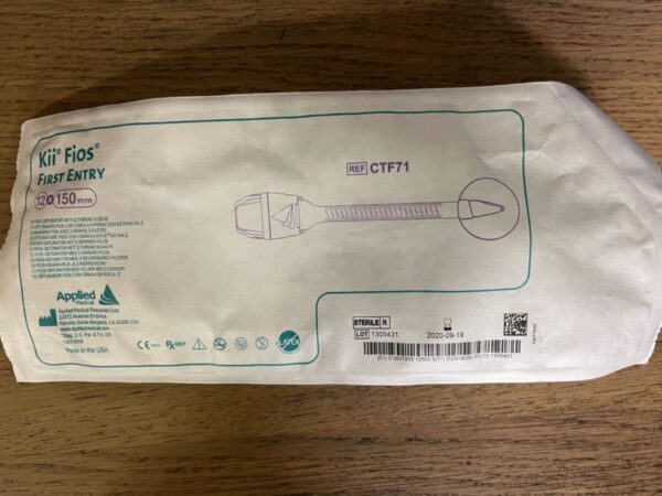 APPLIED MEDICAL CTF71 Kii Fios First Entry Fios Obturator w/Z-Thred Sleeve 12 x 150mm (X)
