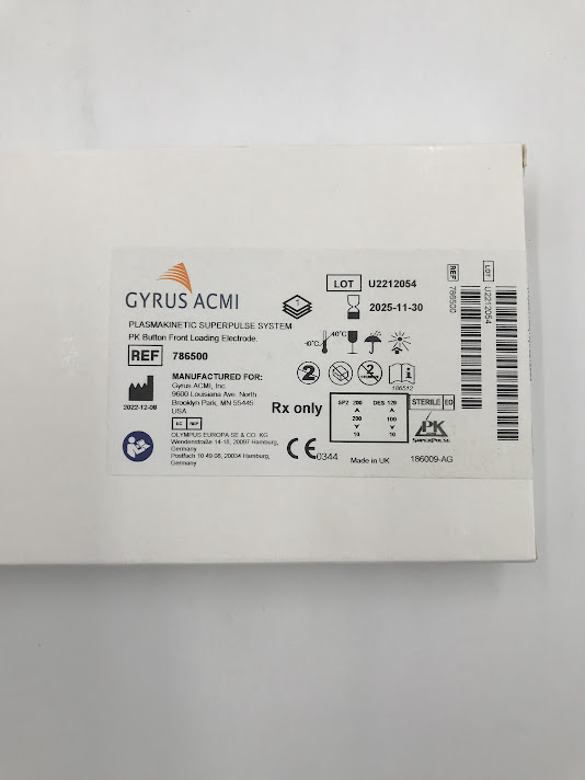 GYRUS 786500 Plasmakinetic Superpulse System PK Button Front Loading Electrode (X)