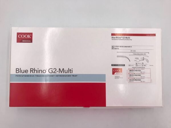 COOK G57716 Blue Rhino G2-Multi Percutaneous Tracheostomy Introducer Tray .052"/55cm (X)