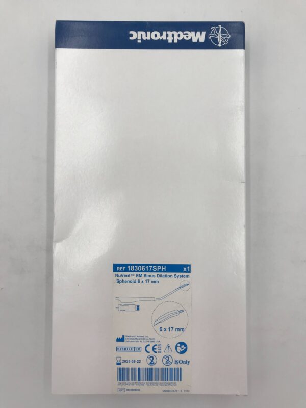MEDTRONIC 1830617SPH NuVent EM Sinus Dilatation System Sphenoid 6 x 17mm (X)