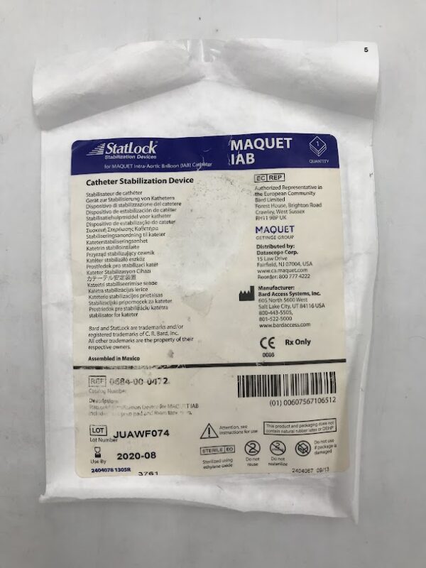 BARD 0684-00-0472 StatLock Catheter Stabilization Device (X)