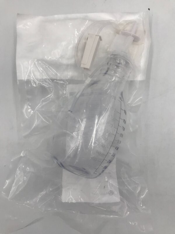 CAREFUSION 50-7210 PleurX Vacuum Bottle w/Drainage Line 1000ml
