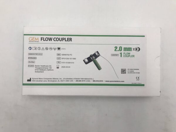 SYNOVIS GEM2752-FC Gem Flow Coupler 2mm