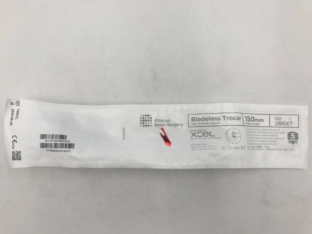ETHICON 2B5XT EndoPath XCEL Bladeless Trocar w/ Stability Sleeve 5mm x ...