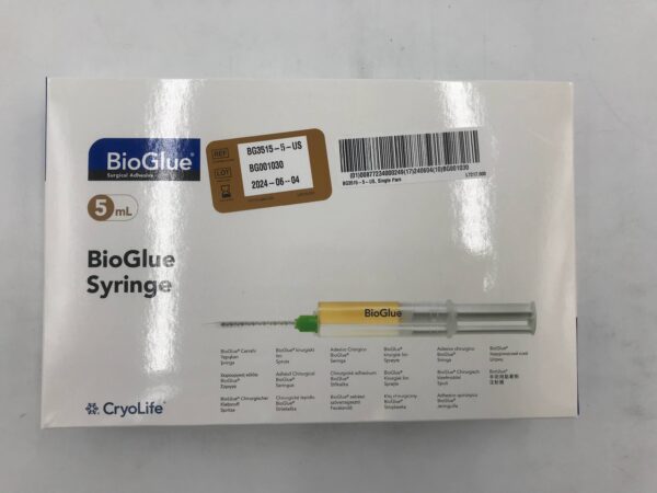 CRYOLIFE BG3515-5-US BioGlue Surgical Adhesive, BioGlue Syringe (Kit) 5mL (X)