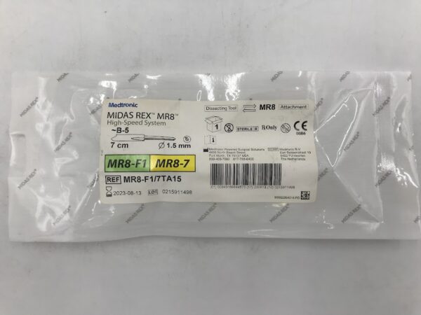 Medtronic MR8-F1/7TA15 Midas Rex MR8 High Speed System -B -5 7cm Ø1.5mm MR8-F1 MR8-7 Dissecting Tool (X)