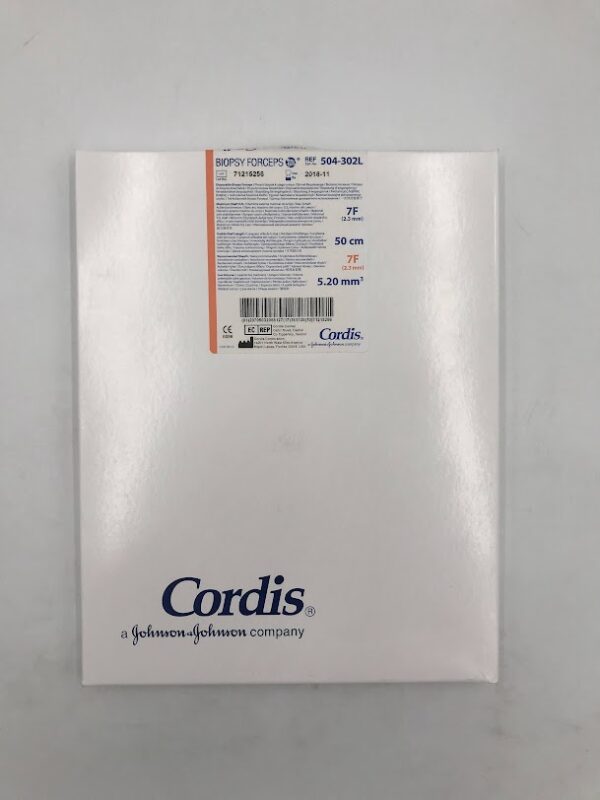 CORDIS 504-302L Biopsy Forceps 7F (2.3mm) 50cm (X)