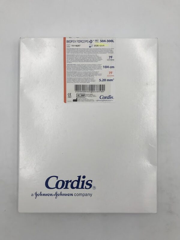 CORDIS 504-300L Biopsy Forceps 7F (2.3mm) x 104cm (X)