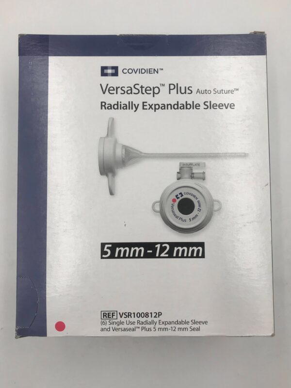 COVIDIEN VSR100812P VersaStep Plus Auto Suture Radially Expandable Sleeve 5mm-12mm (6/Box)(X)
