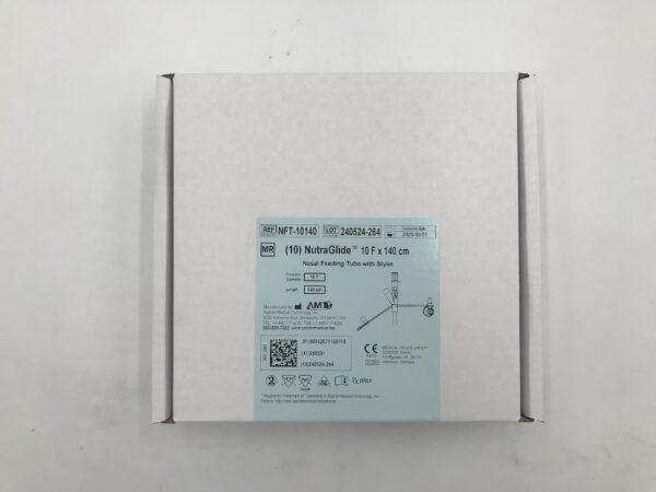 APPLIED MEDICAL NFT-10140 NutraGlide Nasal FeedIng Tube w/Stylet 10F x 140cm (10/Box)